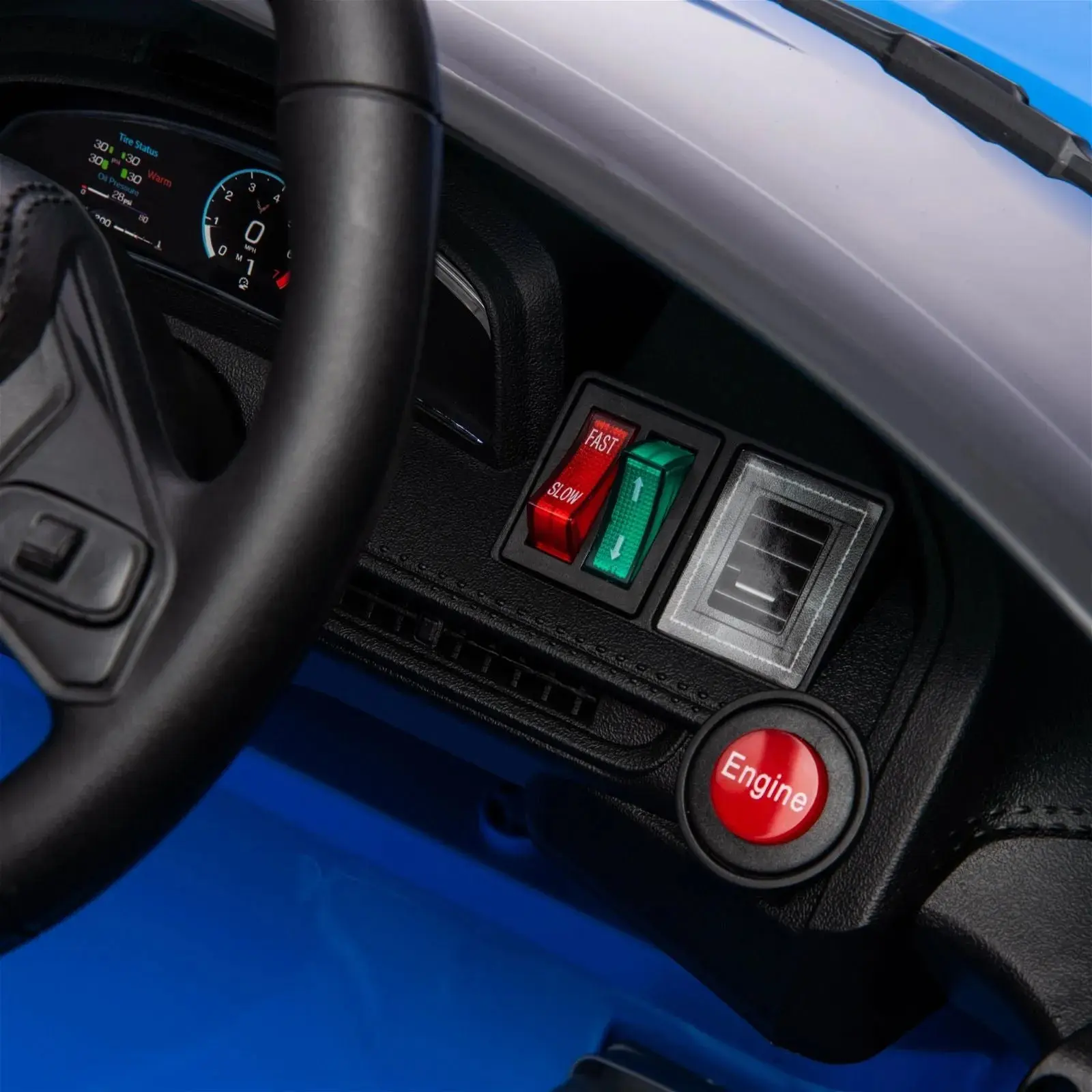 12V Chevrolet Corvette C8 1-Seater Kids Ride-On Car - Image 9