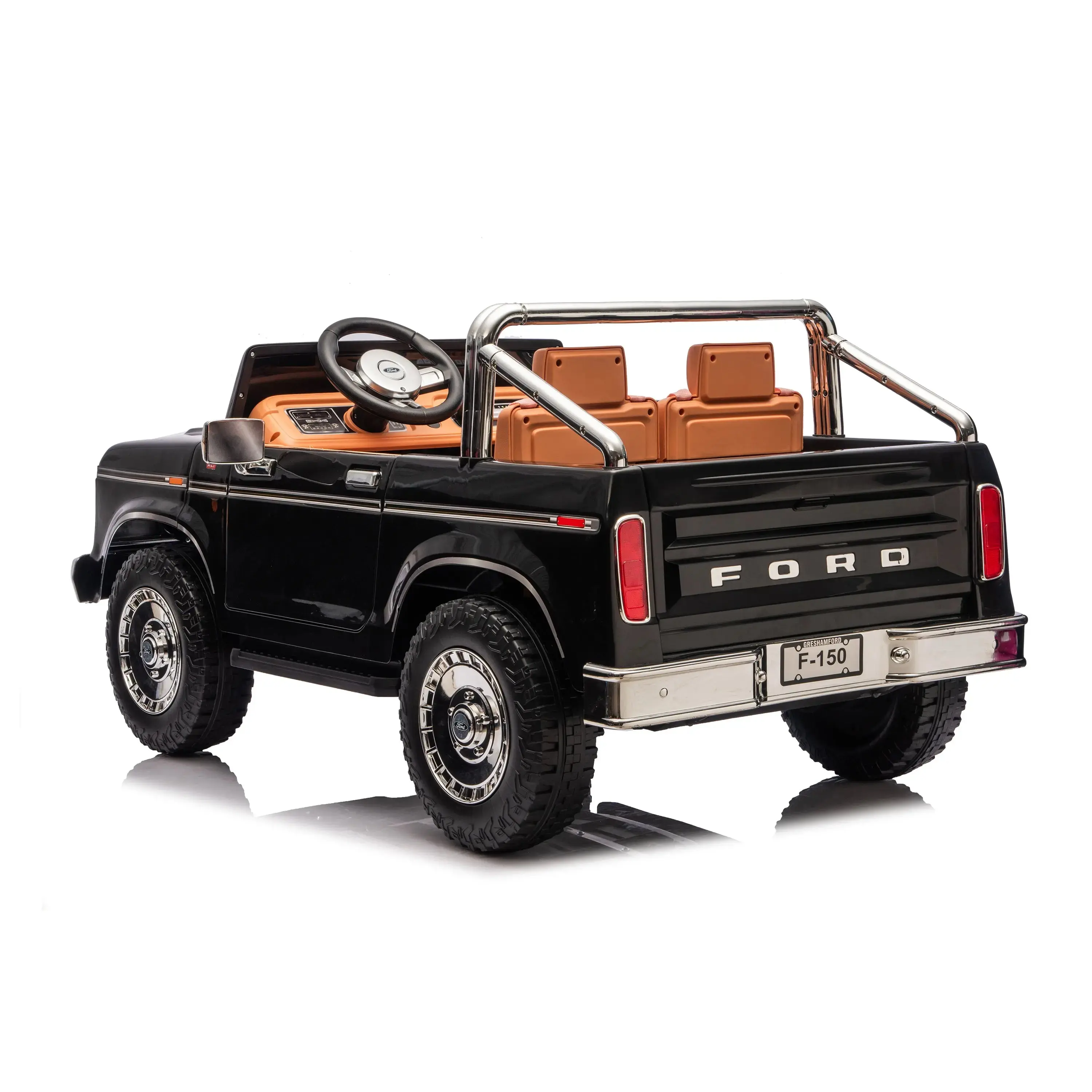 Officially Licensed Ford F-150 24V 2-Seater Kids Ride-On Truck - Image 6