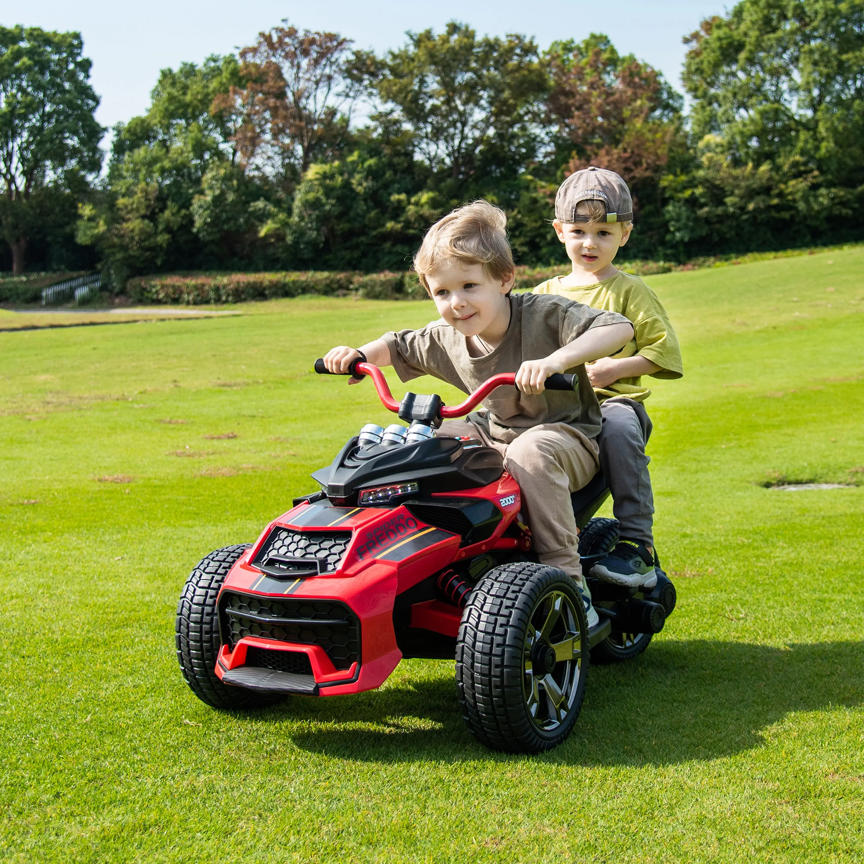 24V Freddo Spider 2 Seater Ride-On 3 Wheel Motorcycle - Image 22