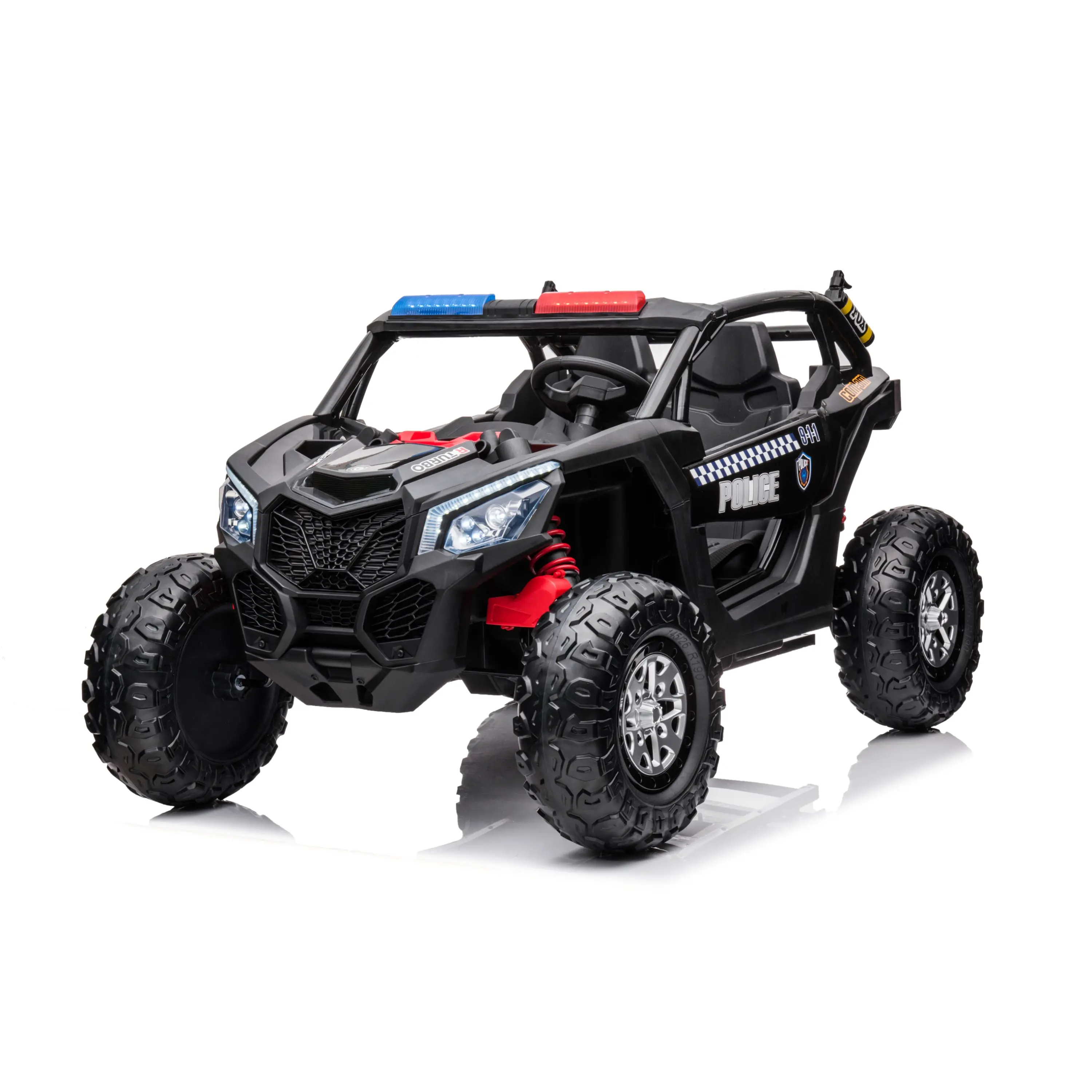 24V 4x4 Freddo Storm Police UTV 2-Seater for Kids with Lights & Sirens for Action-Packed Adventures - Image 15